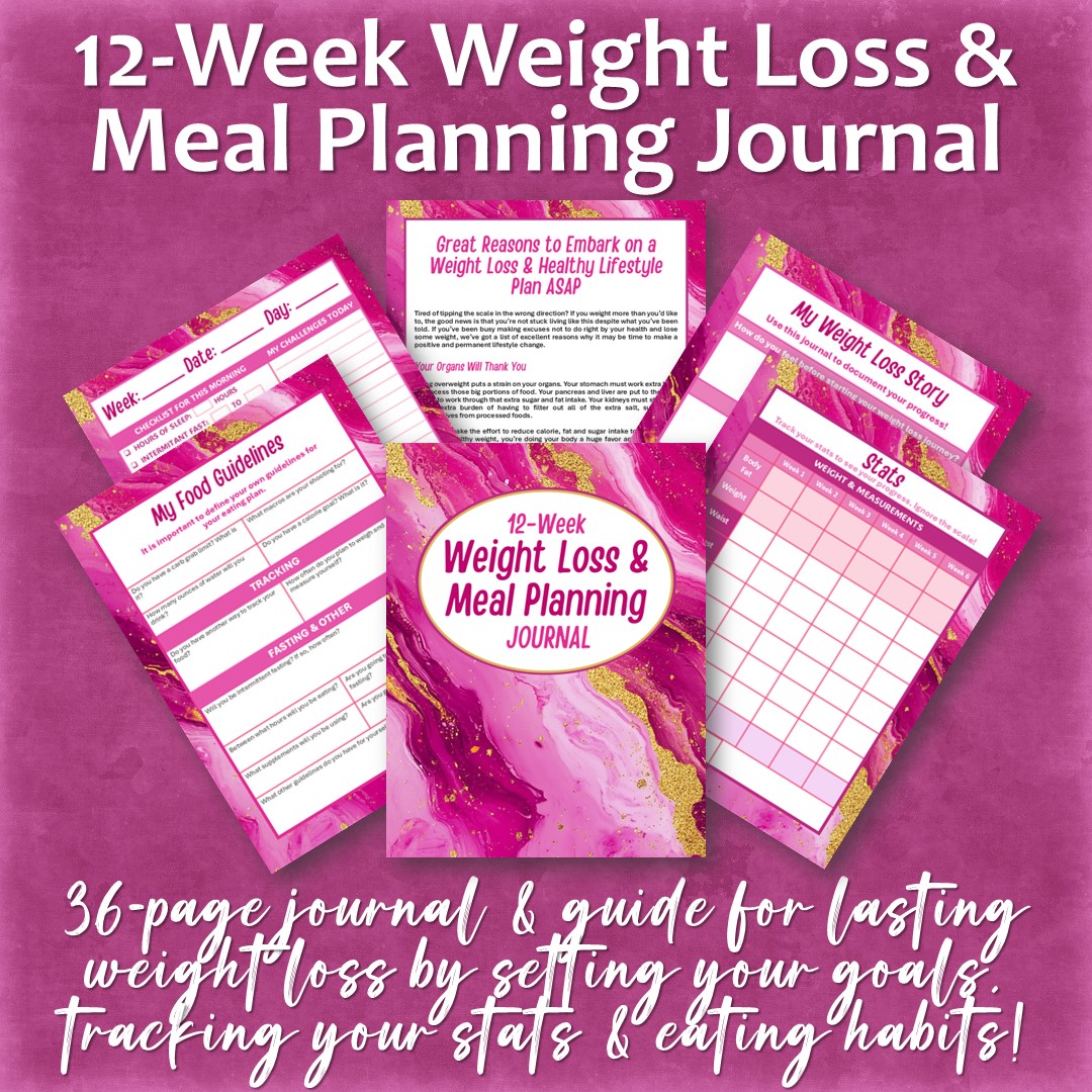 12-Week Weight Loss & Meal Planning Journal