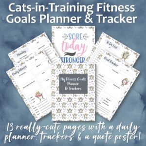 Cats-in-Training Fitness Goals Planner & Tracker