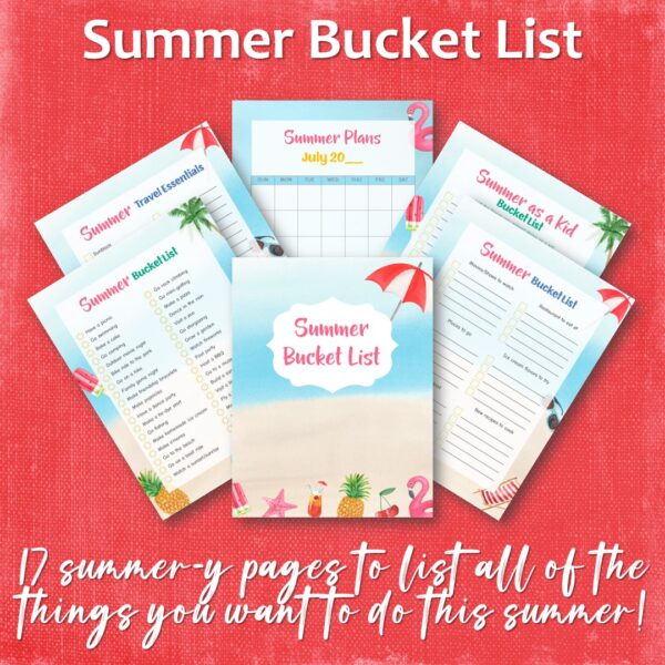 Summer Bucket List