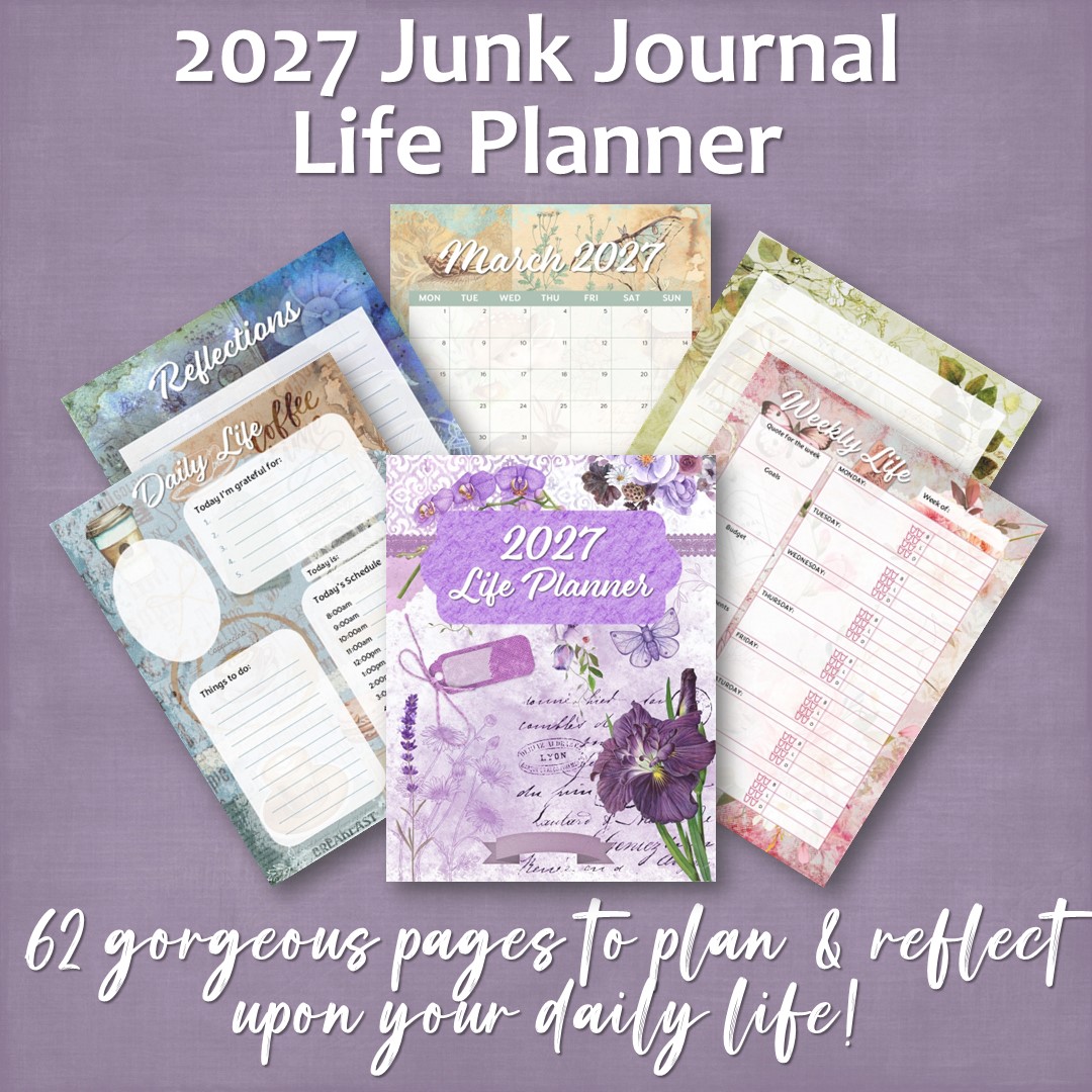 2027 Junk Journal Life Planner