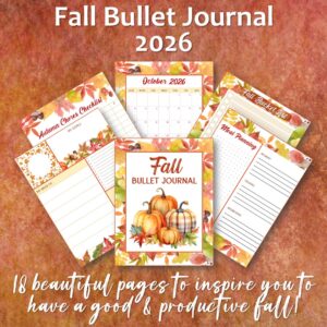 Fall Bullet Journal 2026