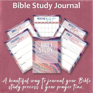 Bible Study Journal