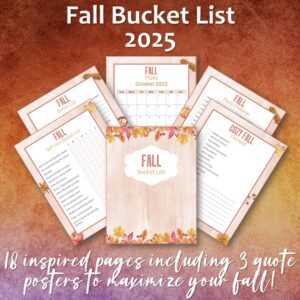 Fall Bucket List 2025
