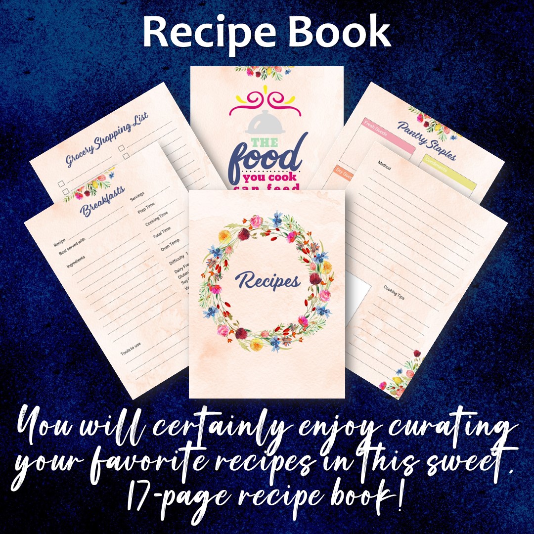 Recipe Book - Journals & Planners, Oh My!