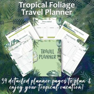 Tropical Foliage Travel Planner