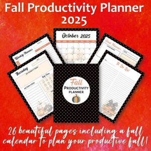 Fall Productivity Planner 2025