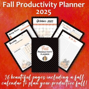 Fall Productivity Planner 2025
