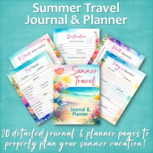 Summer Travel Journal & Planner