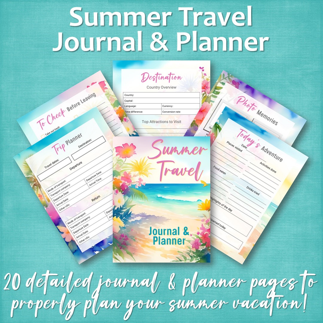 Summer Travel Journal & Planner