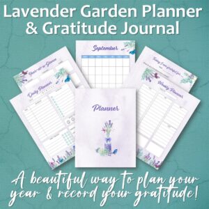 Lavender Garden Planner & Gratitude Journal