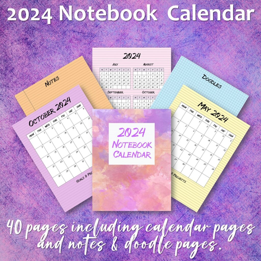 2024 Notebook Calendar Journals & Planners, Oh My!