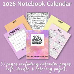 2026 Notebook Calendar