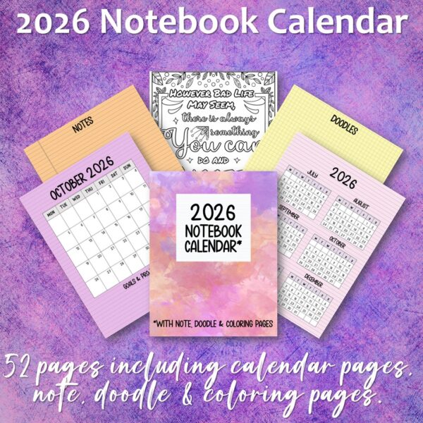 2026 Notebook Calendar