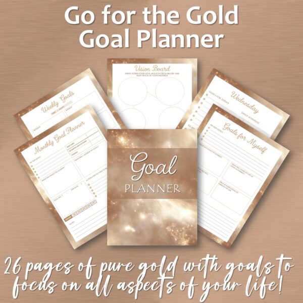 Go for the Gold Goal Planner