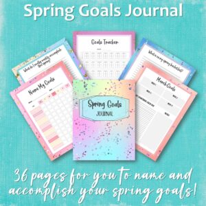 Spring Goals Journal