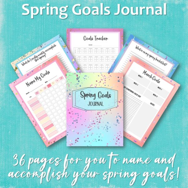Spring Goals Journal