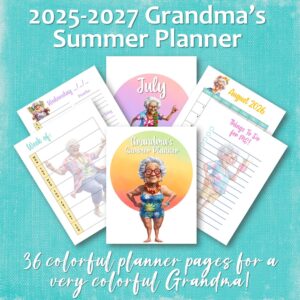 Grandma's Summer Planner 2025-2027