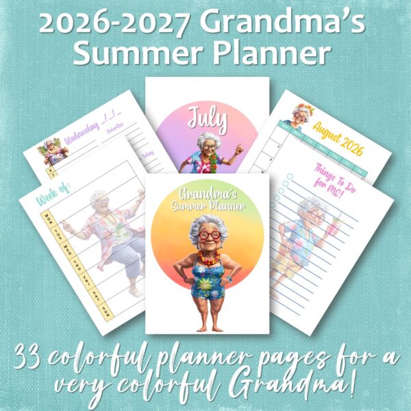 Grandma's Summer Planner 2026 & 2027