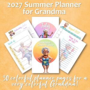 Summer Planner for Grandma 2027