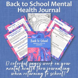 Back to School Mental Health Journal