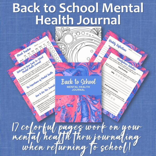 Back to School Mental Health Journal