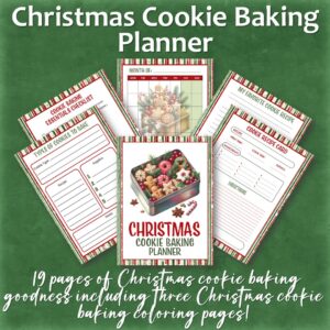 Christmas Cookie Baking Planner
