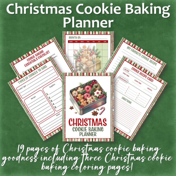 Christmas Cookie Baking Planner
