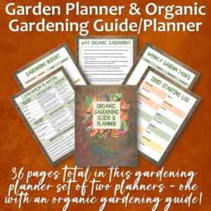 Garden Planner & Organic Gardening Guide/Planner