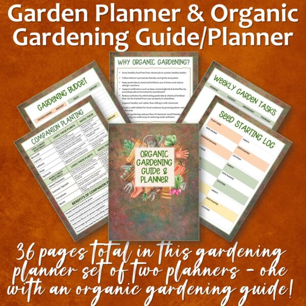 Garden Planner & Organic Gardening Guide/Planner