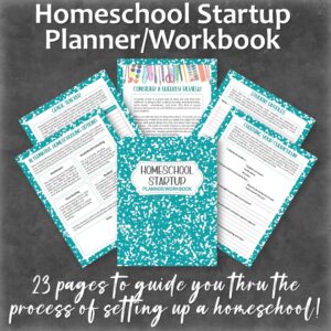 Homeschool Startup Planner/Workbook