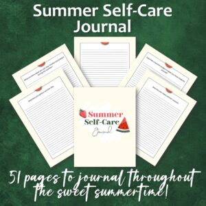 Summer Self-Care Journal