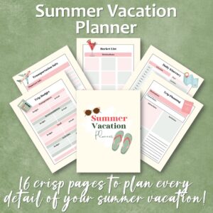 Summer Vacation Planner
