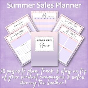 Summer Sales Planner