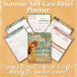 Summer Self Care Reset Planner