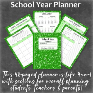 School Year Planner 2026-2027