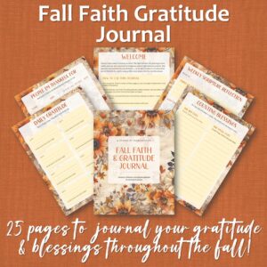 Fall Faith Gratitude Journal