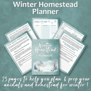 Winter Homestead Planner